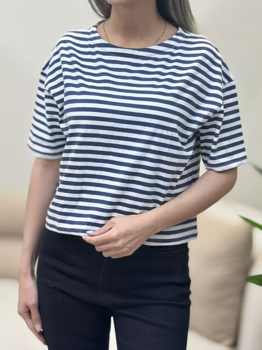 تیشرت باکسی راه راه