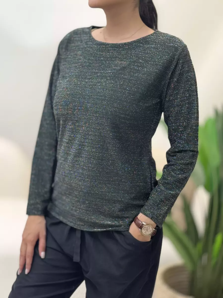 بلوز آستین بلند لمه