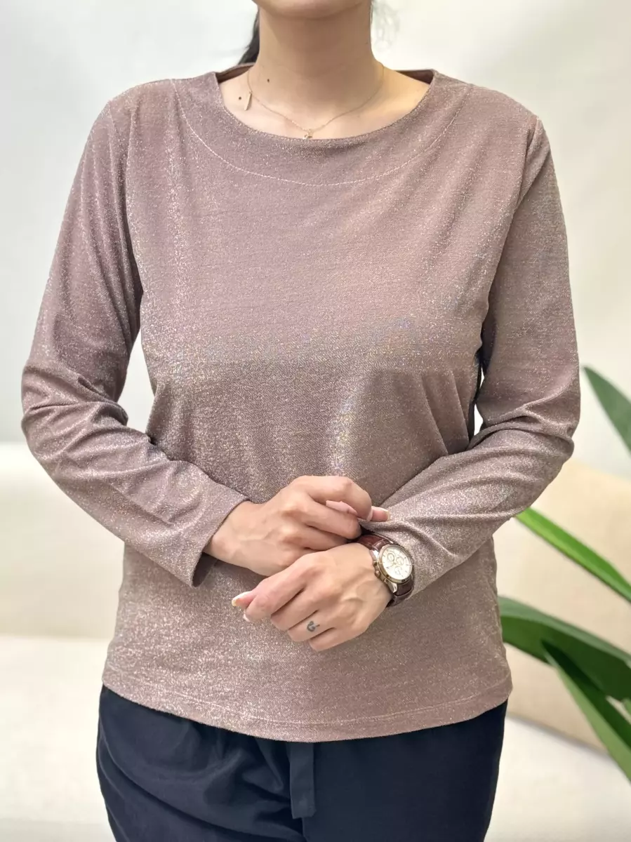 بلوز آستین بلند لمه