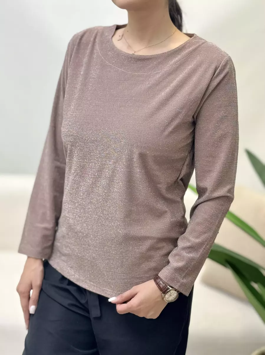 بلوز آستین بلند لمه