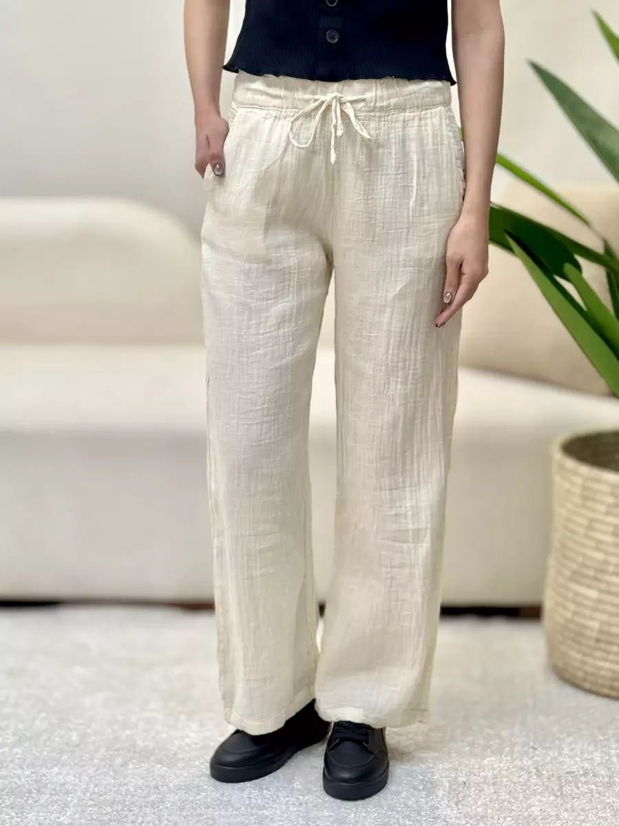 شلوارلینن پفکی زارا