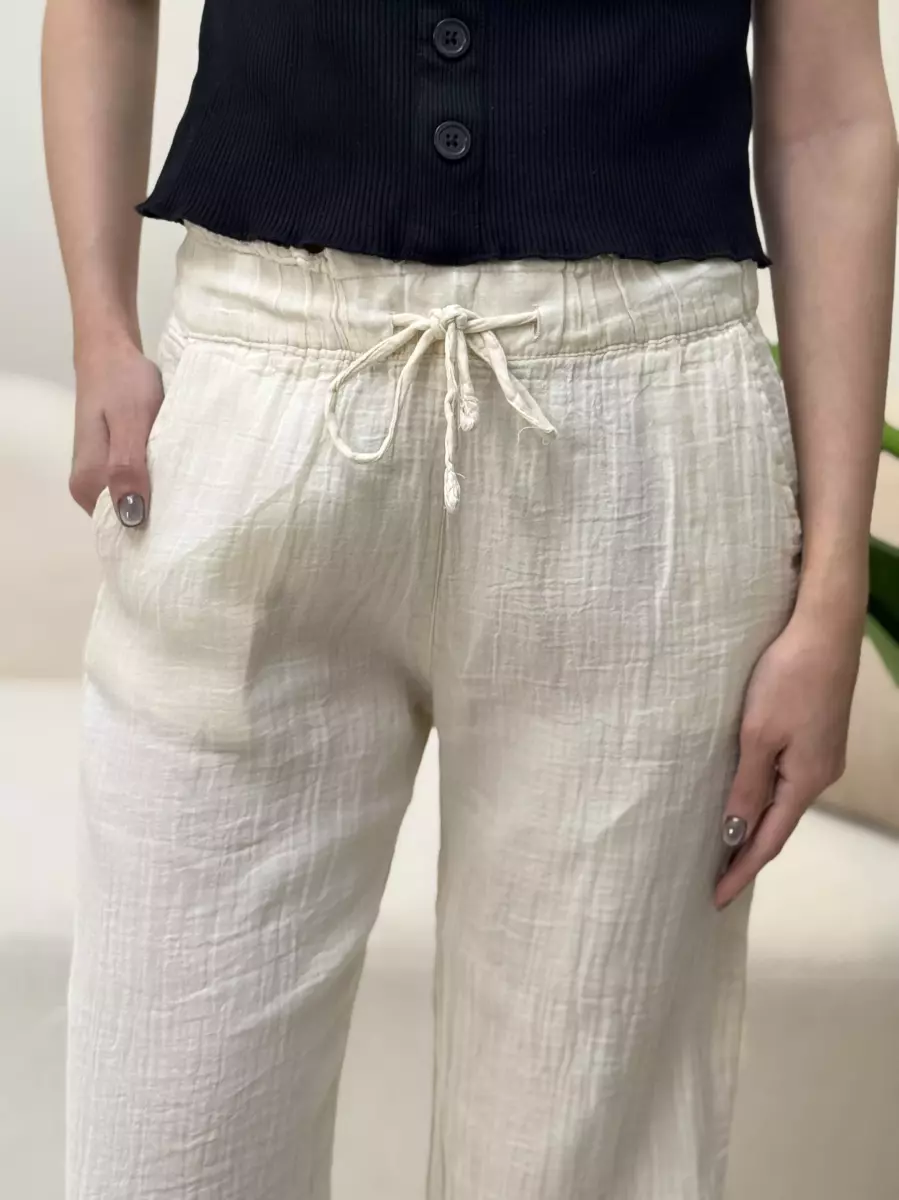 شلوارلینن پفکی زارا