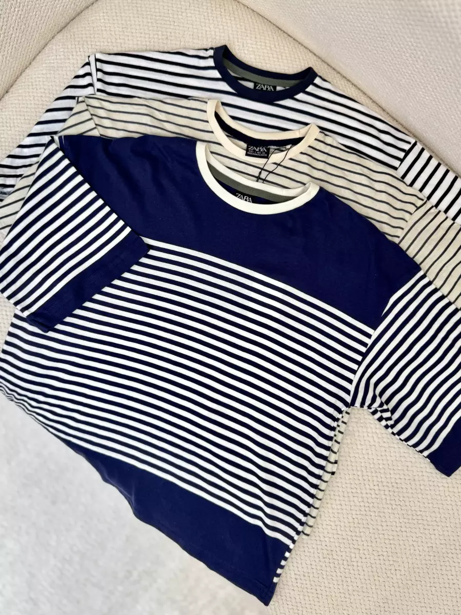 تیشرت باکسی راه راه