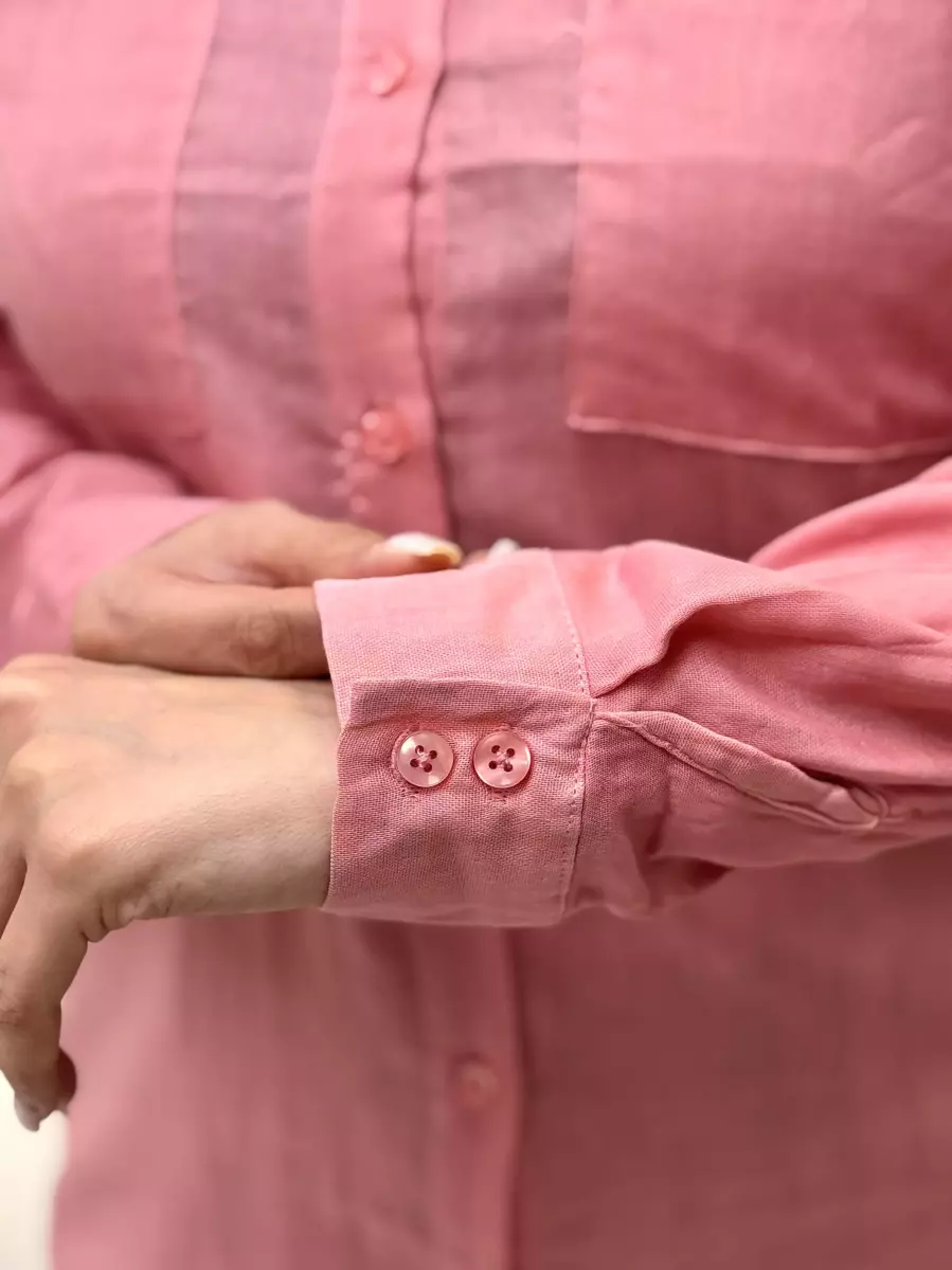 شومیز گلبهی تیره