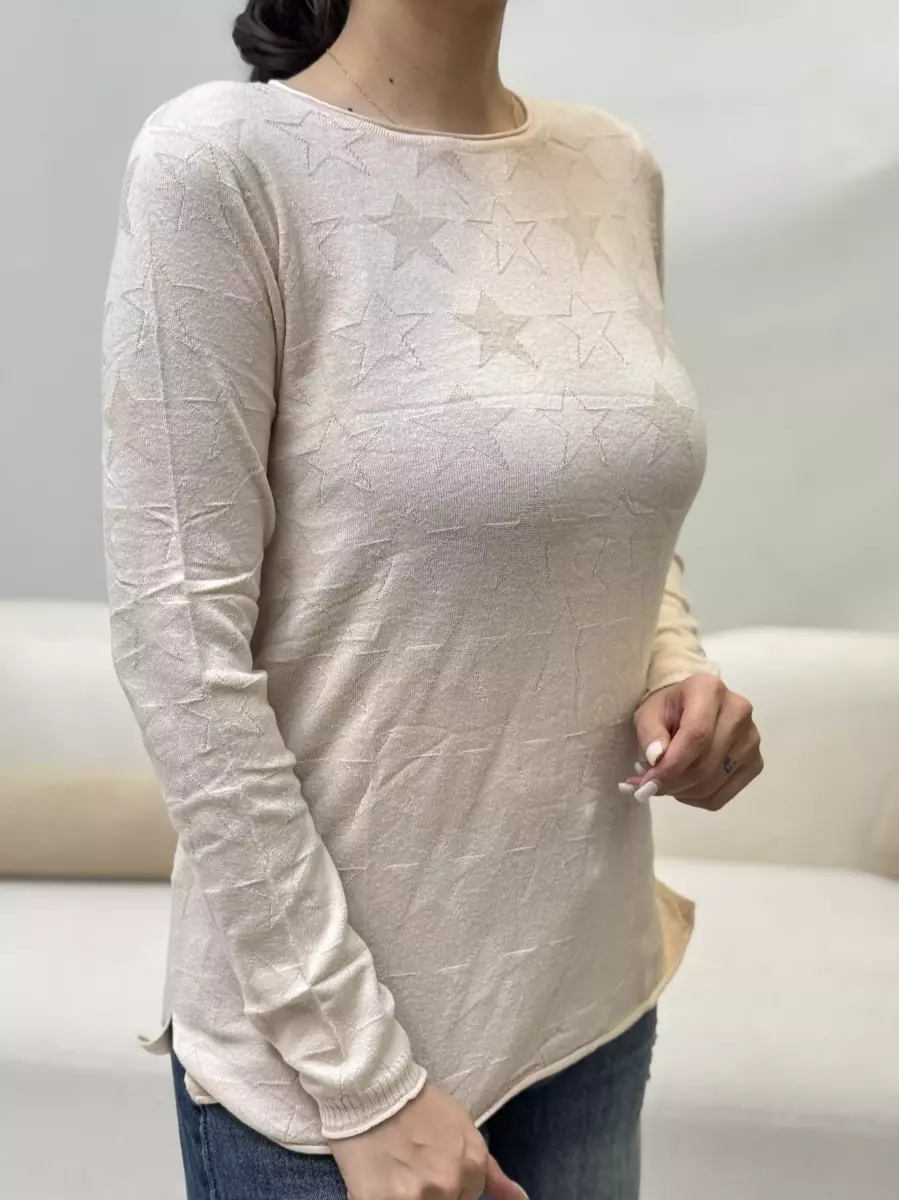 بافت طرح ستاره (هلویی/نوک مدادی)