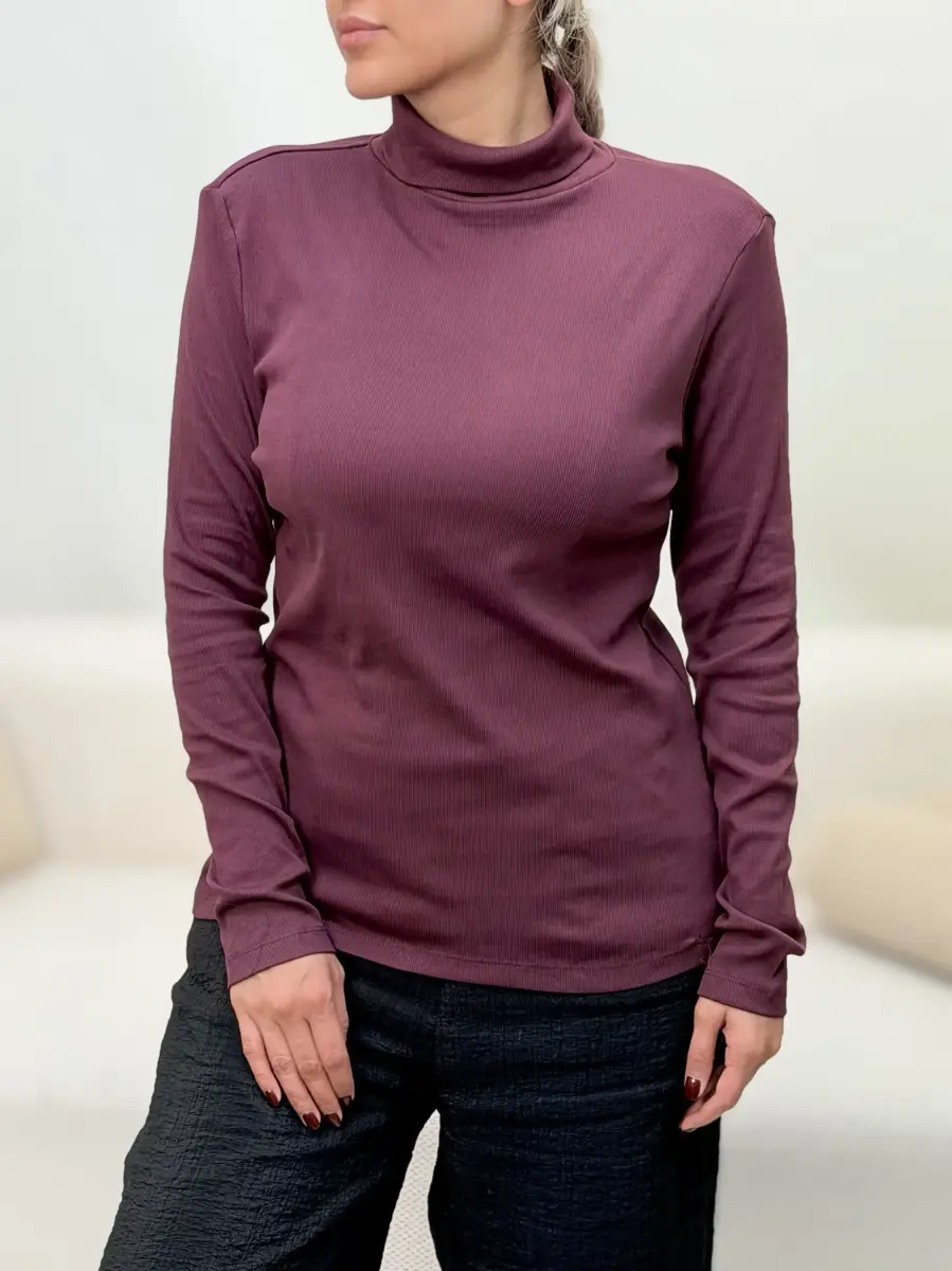 بلوز کبریتی یقه اسکی (3رنگ)