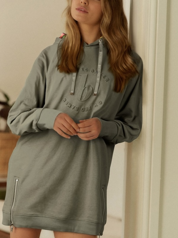 هودی ted baker (کرم/مشکی/سبز)