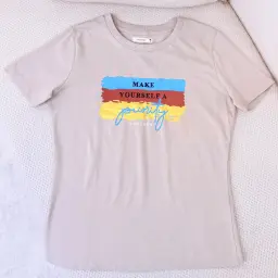 تیشرت کرم ریسرود