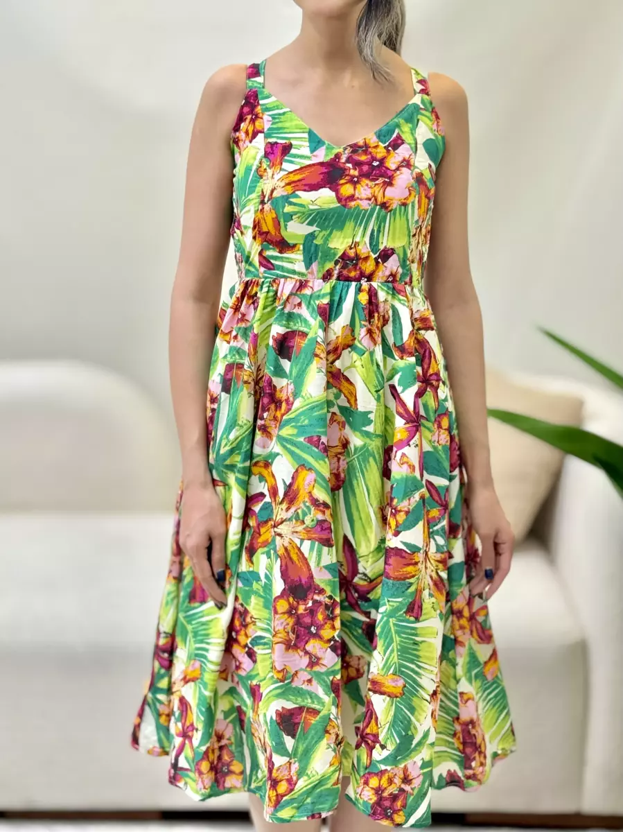 پیراهن بلند گلدار