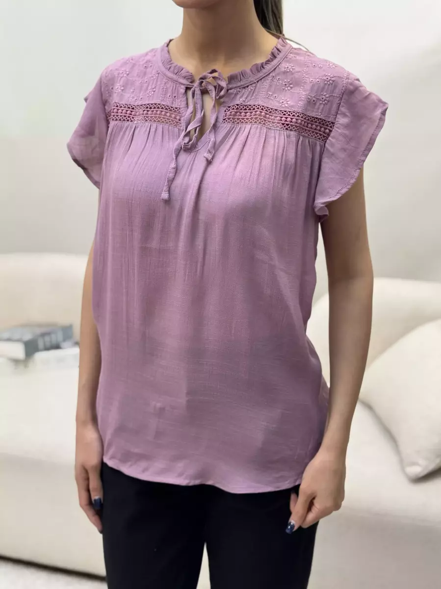 شومیز گلدوزی پوست پیازی