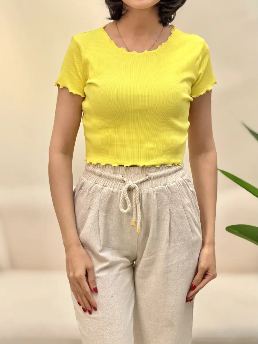تیشرت کراپ زارا (رنگبندی)
