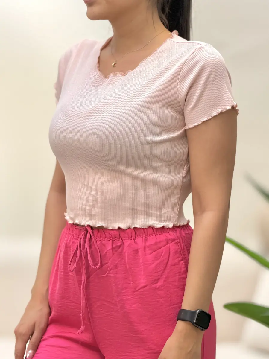 تیشرت کراپ زارا (رنگبندی)