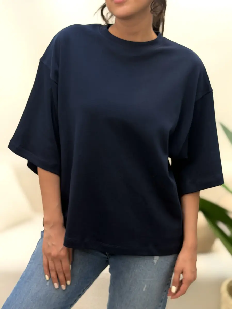 تیشرت ساده باکسی زارا(رنگبندی)