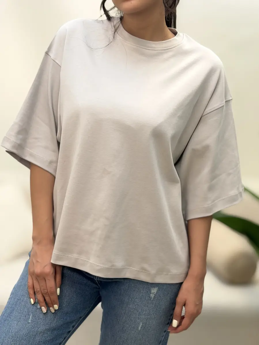 تیشرت ساده باکسی زارا(رنگبندی)