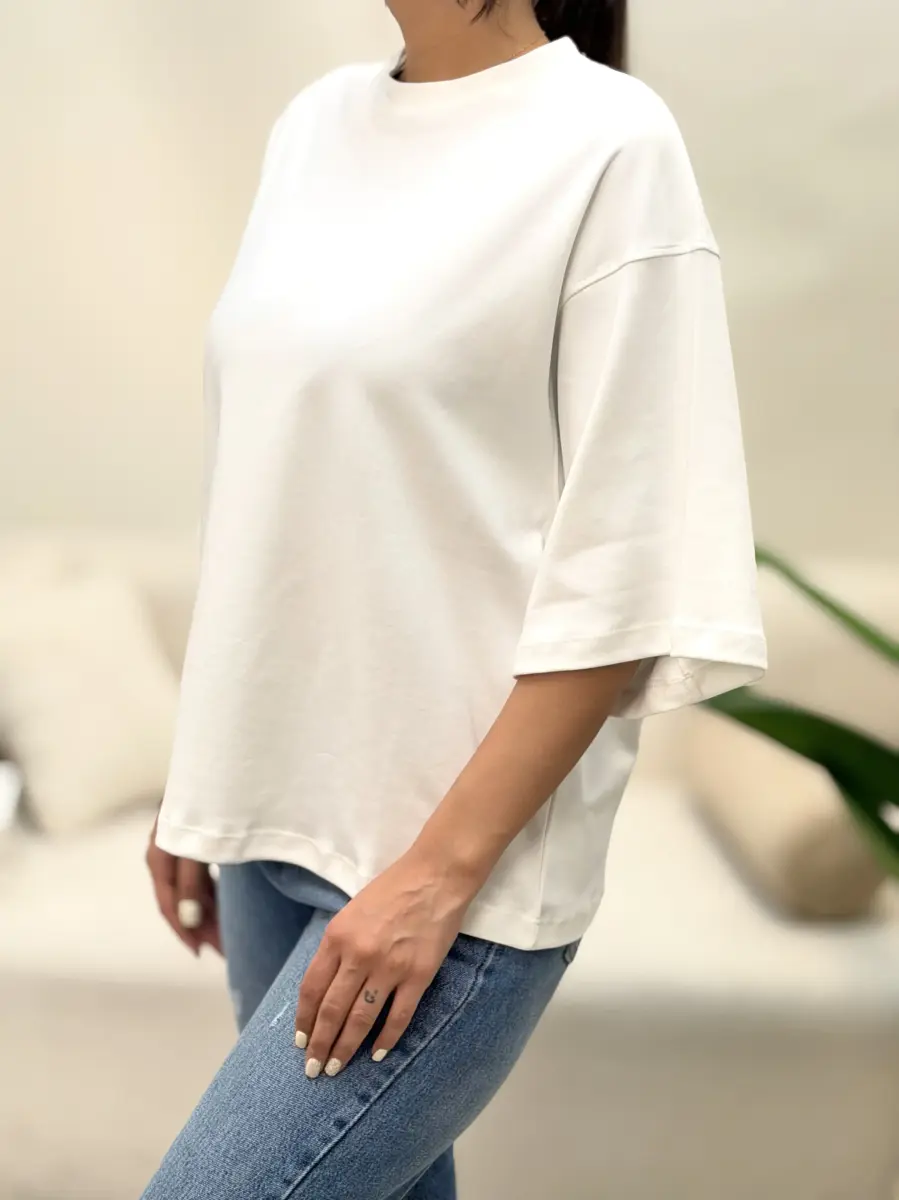 تیشرت ساده باکسی زارا(رنگبندی)