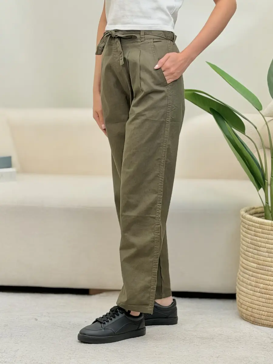 شلوار سفید و سبز h&m
