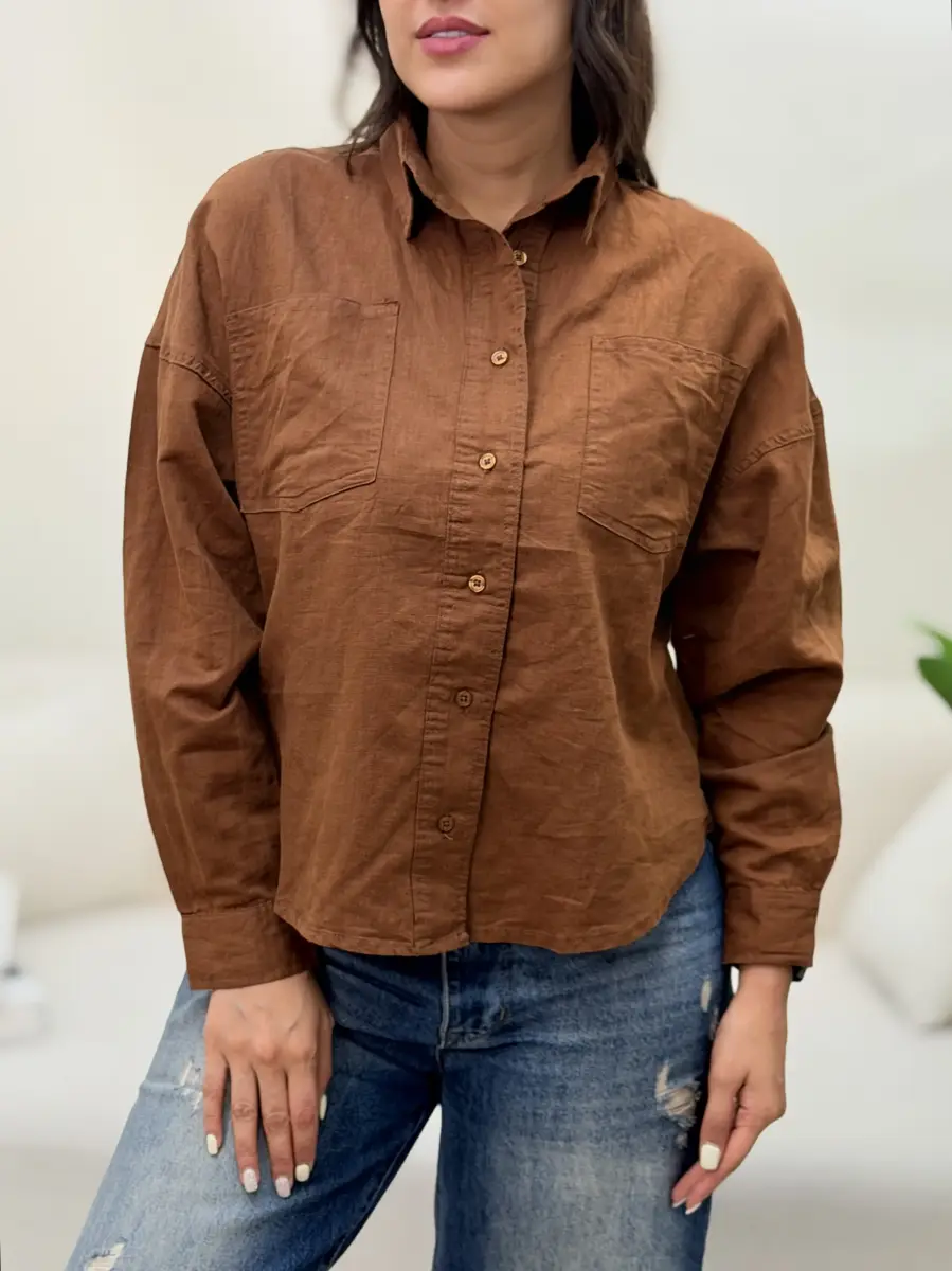 شومیز لینن زارا (جدید)