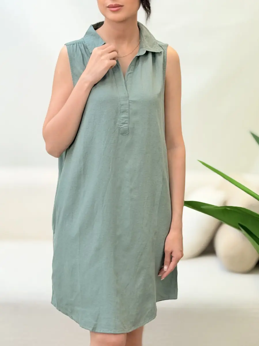 تونیک لینن سبز