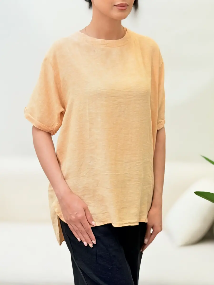 شومیز لینن گلبهی