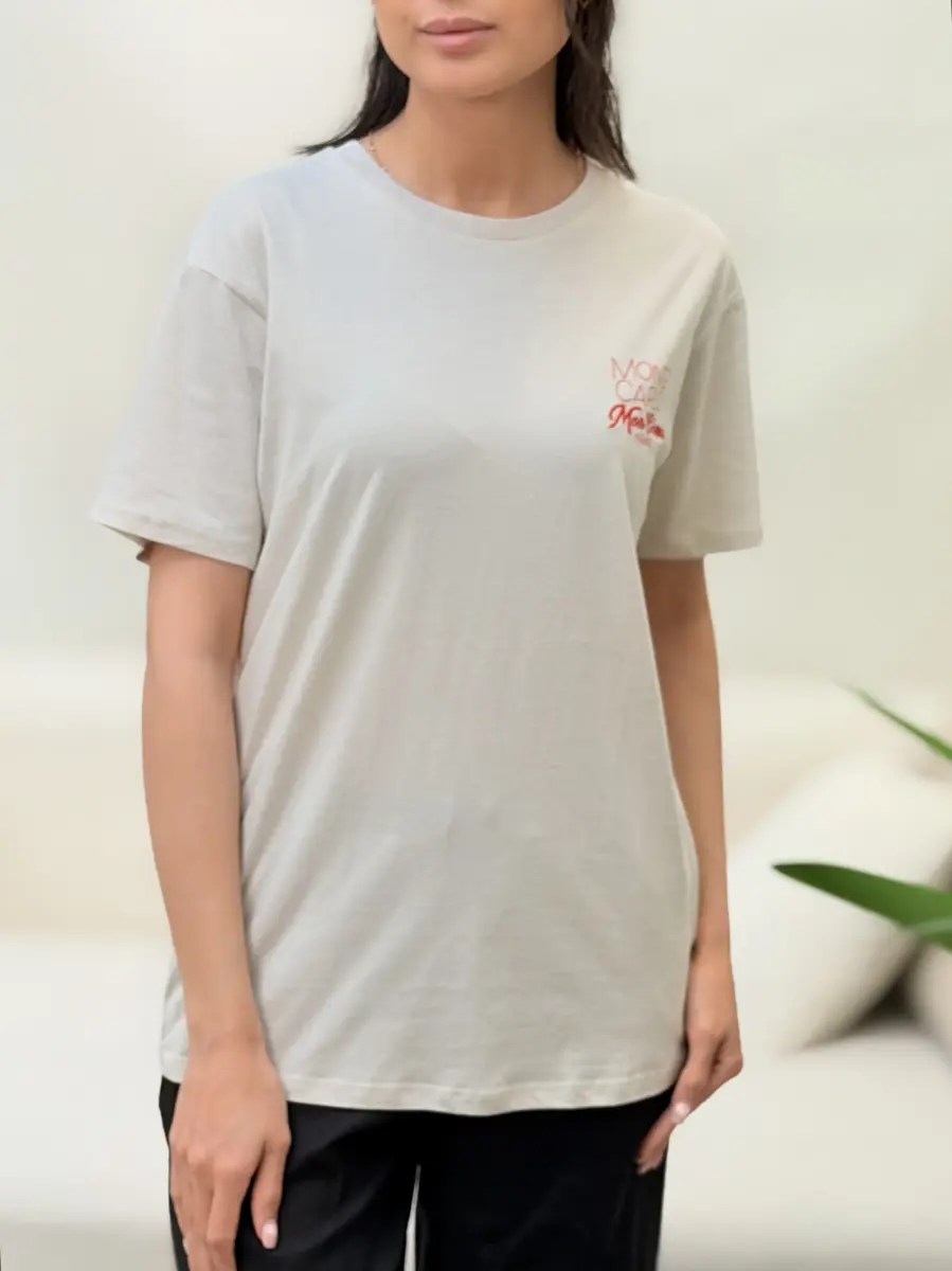 تیشرت (lcw) کرم گلدوزی شده