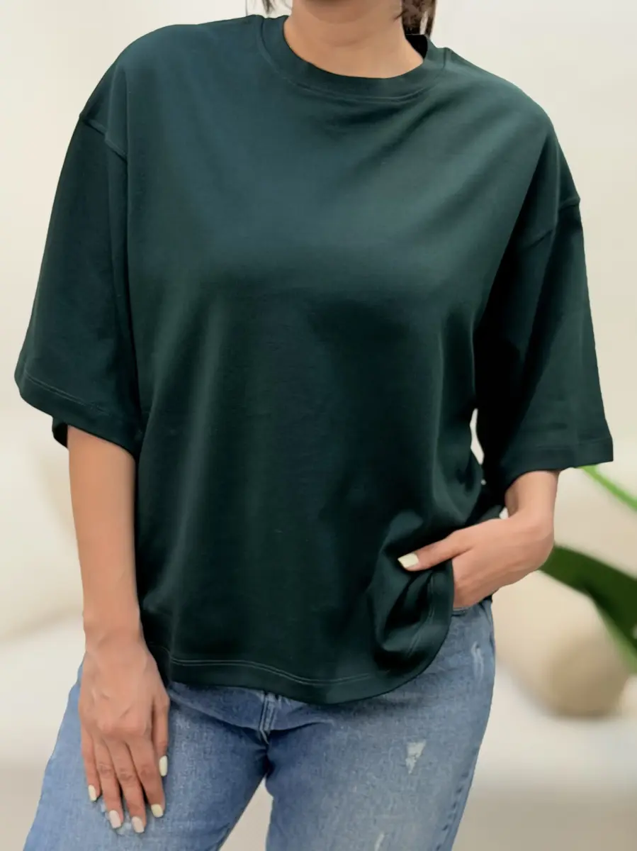 تیشرت ساده باکسی زارا(رنگبندی)
