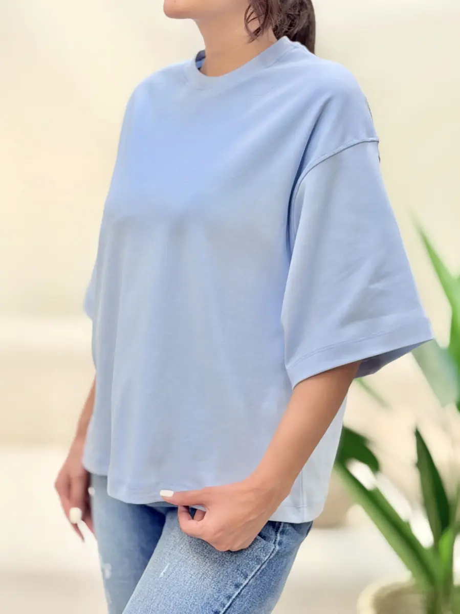 تیشرت ساده باکسی زارا(رنگبندی)