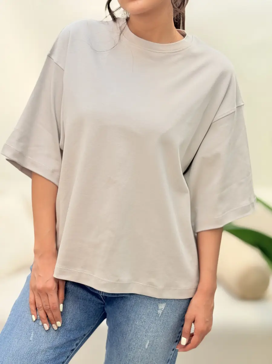 تیشرت ساده باکسی زارا(رنگبندی)