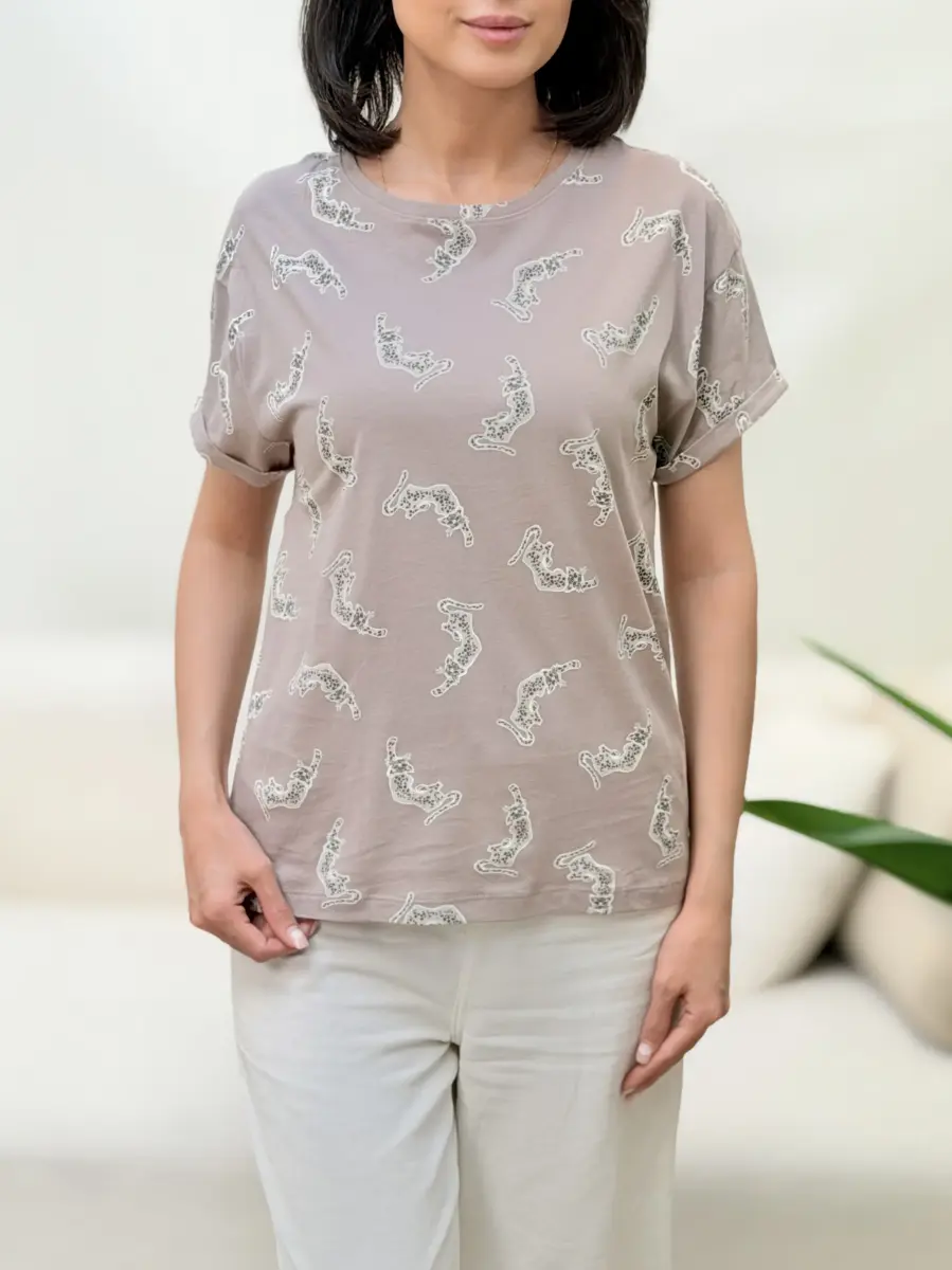 تیشرت m&sطرح دار