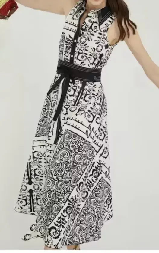 پیراهن پیرگاردین طرح دار