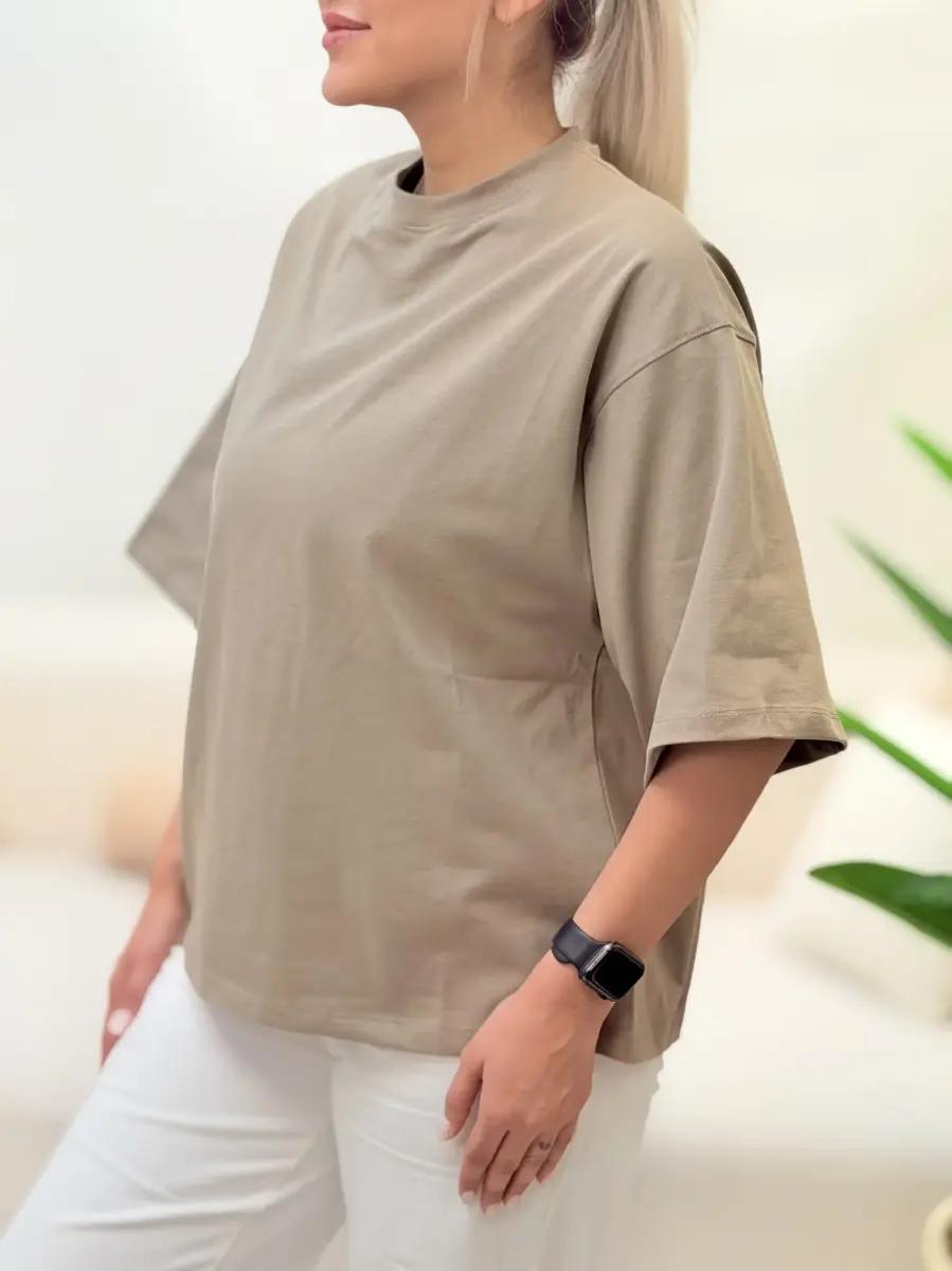 تیشرت ساده باکسی زارا(رنگبندی)