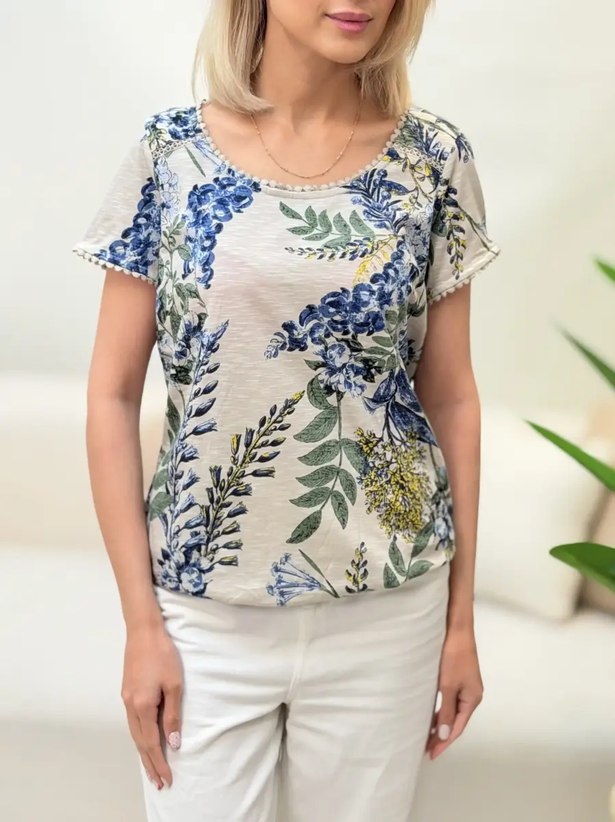 تیشرت حراجی طرح دار خاکی