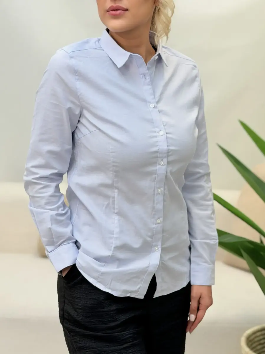 شومیز mascot آبی یخی
