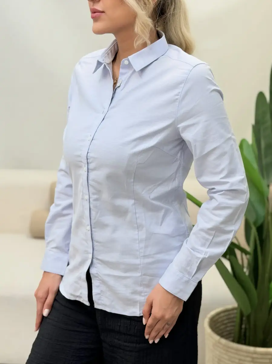 شومیز mascot آبی یخی