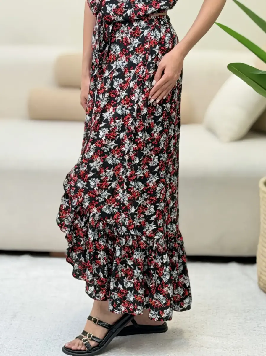 دامن گل دار حراجی