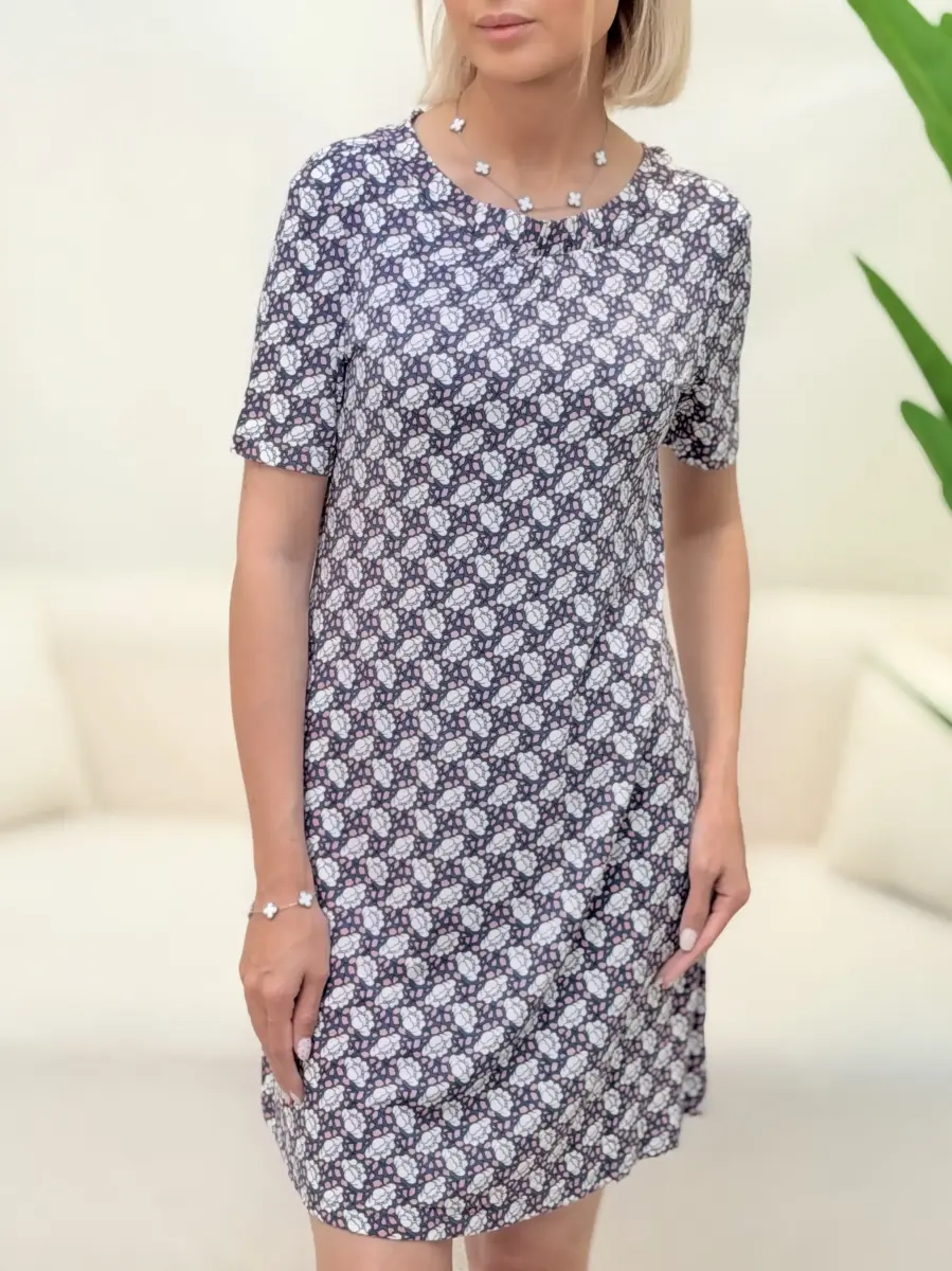 پیراهن گلدار ویسکوز m&s