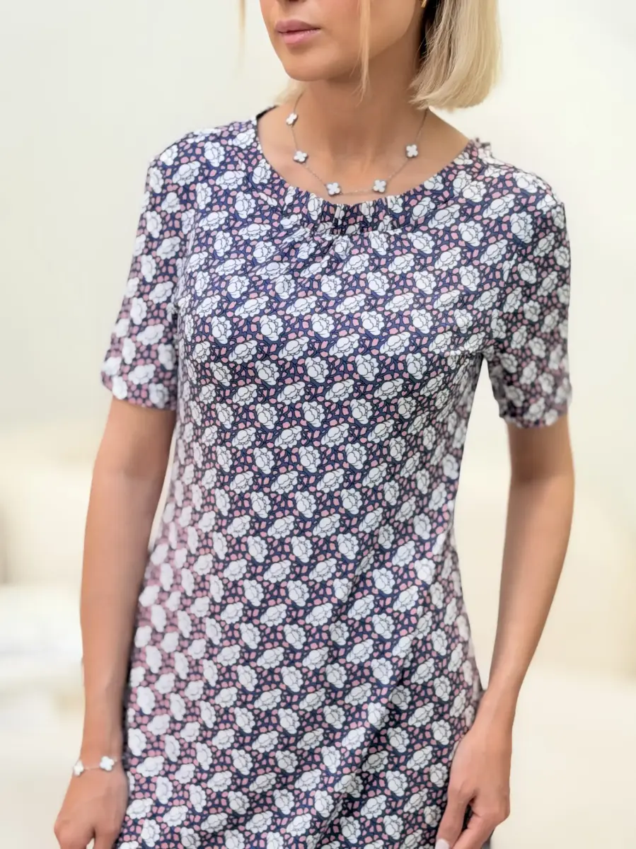 پیراهن گلدار ویسکوز m&s