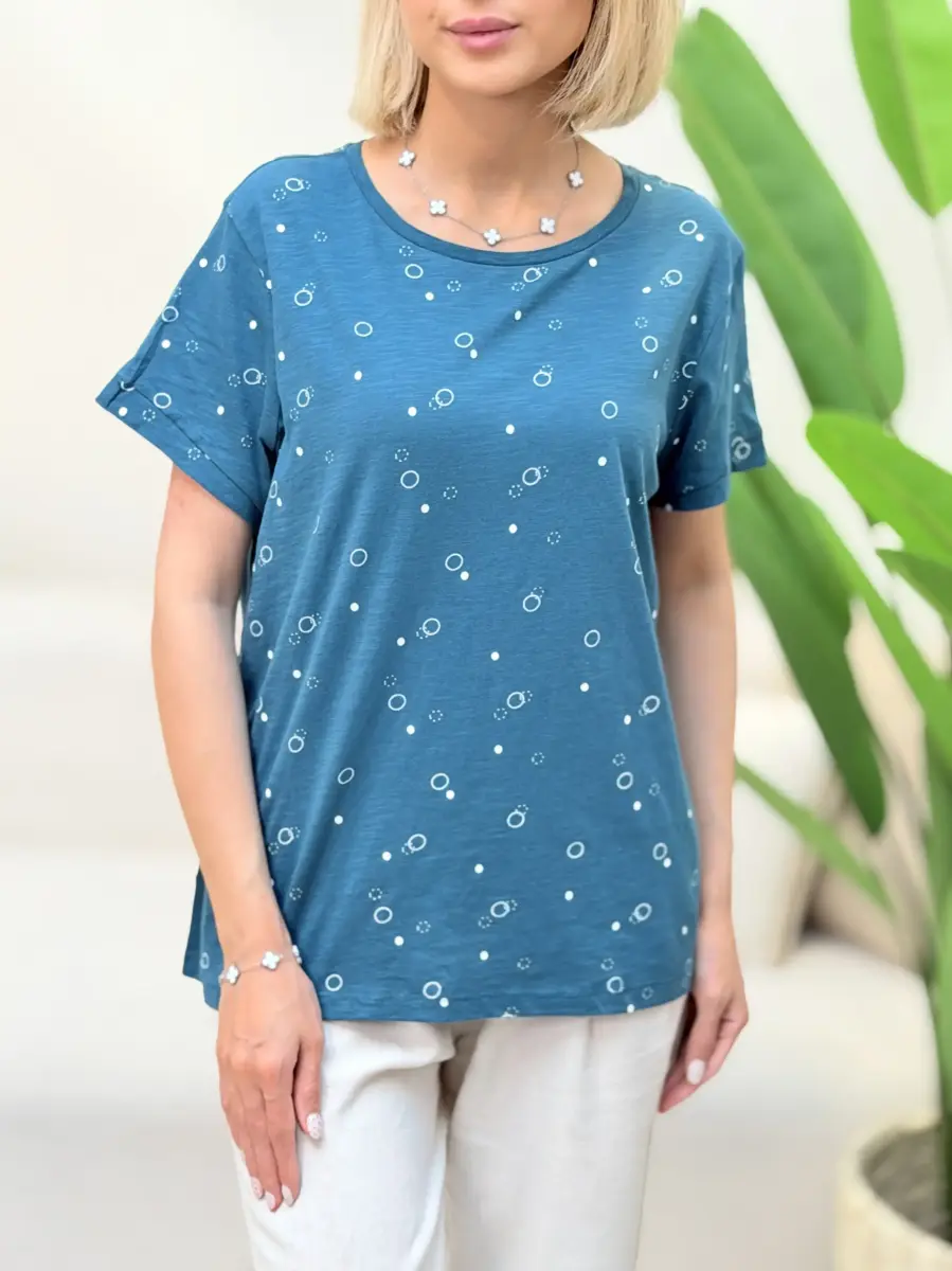 تیشرت خال خالی iwie (3رنگ)