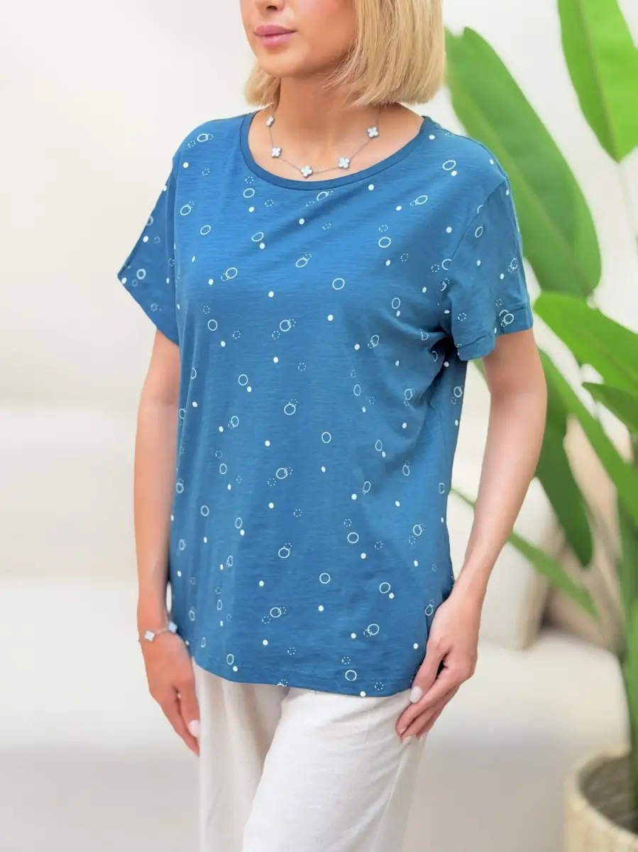 تیشرت خال خالی iwie (3رنگ)