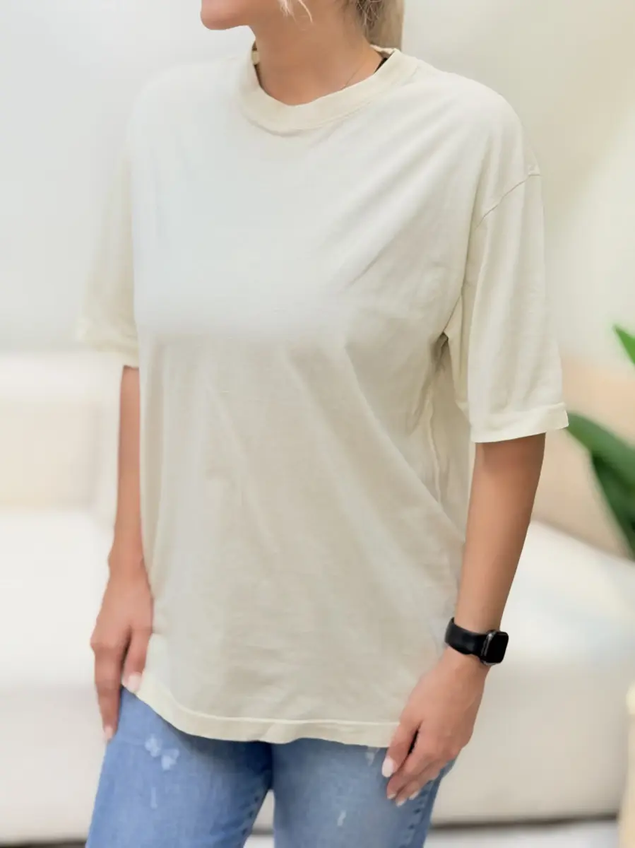تیشرت باکسی h&m(3رنگ)