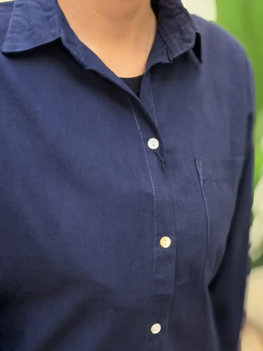 شومیز zara سرمه ای