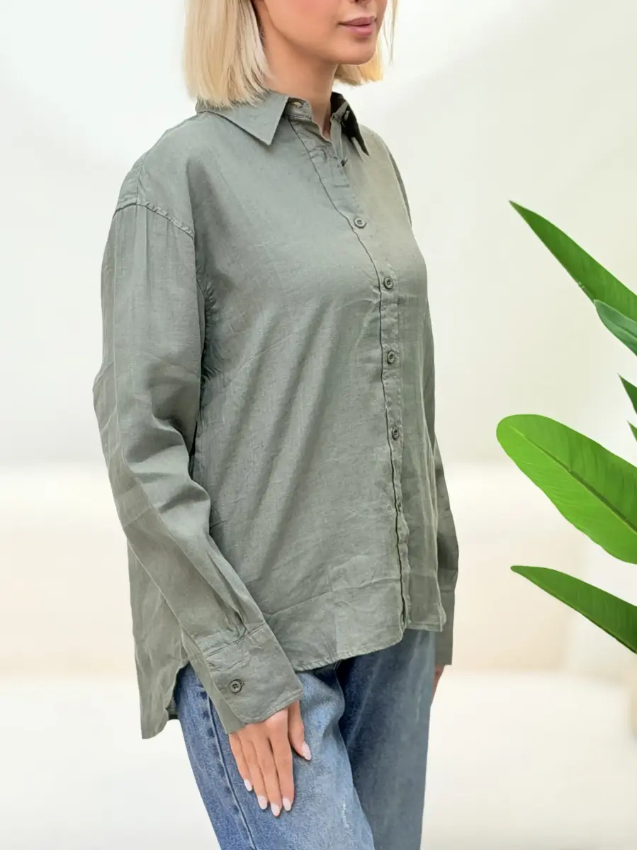 شومیز لینن faleria(رنگبندی)