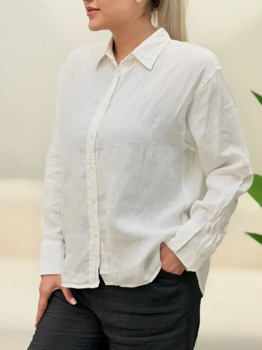 شومیز لینن faleria(رنگبندی)