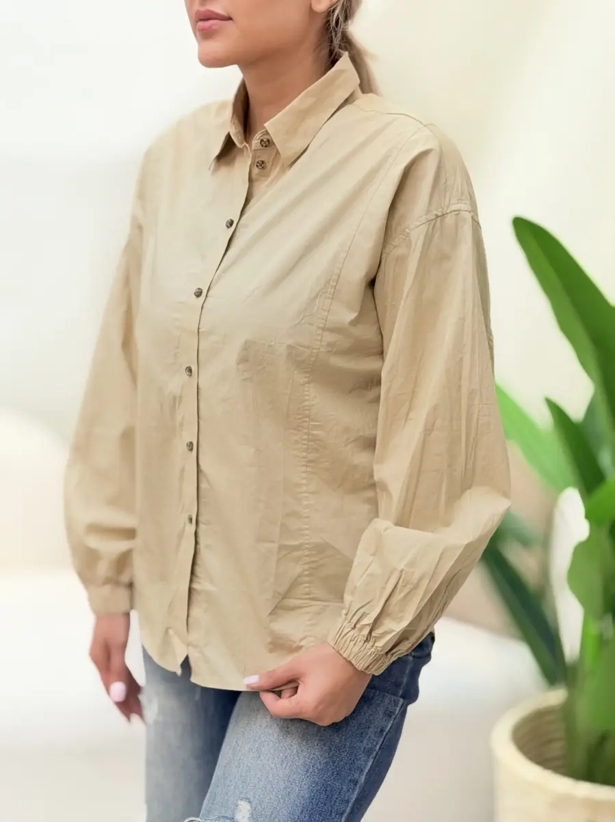 شومیز esprit رنگ نخودی