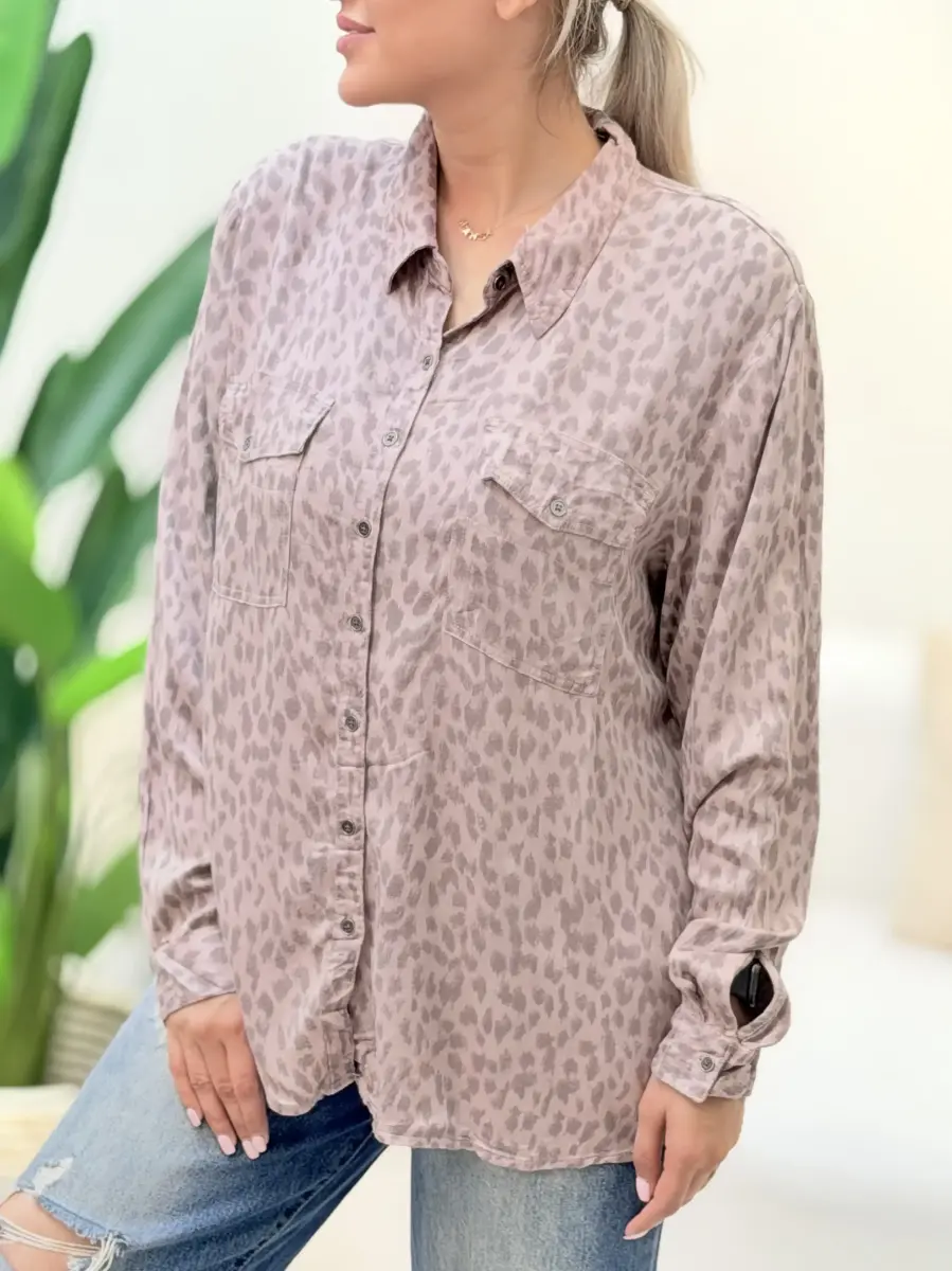 شومیز پلنگی پاییزه