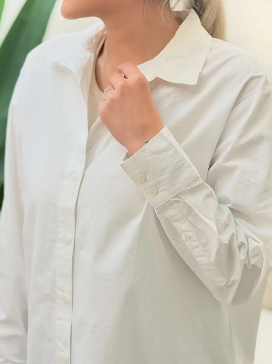 شومیز سفید اسمارا