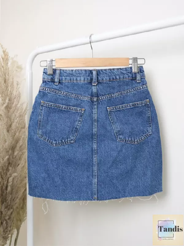 دامن جین کوتاه