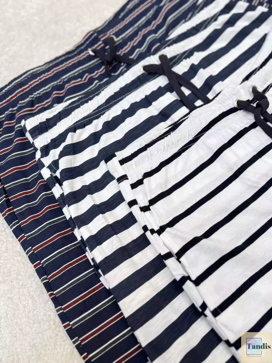 شلوارک راحتی راه راه