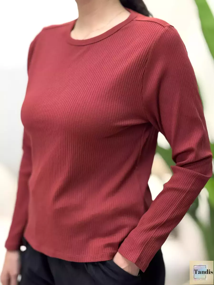 تیشرت آستین بلند کبریتی E.N.C