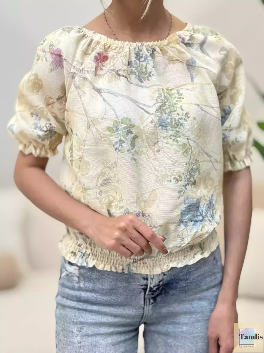 شومیزطرحدار پایین کش