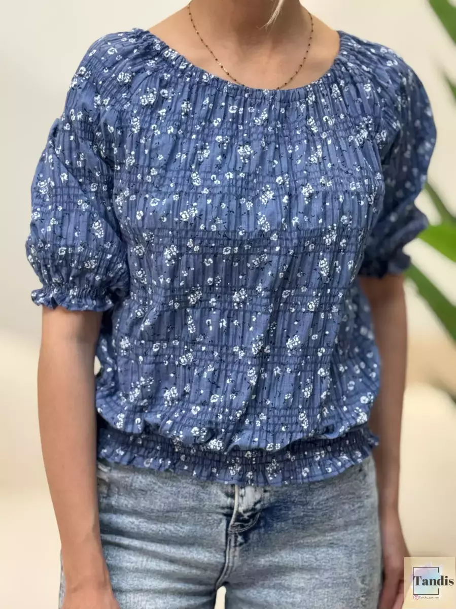 شومیزطرحدار پایین کش